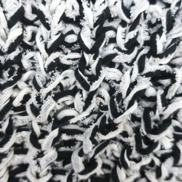 Isabel Marant Pullover Sweater Wenji White/Black Cotton-Blend Loose Knit Size 34 - Picture 2 of 8